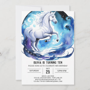 Invitation Anniversaire du mignon rose moderne