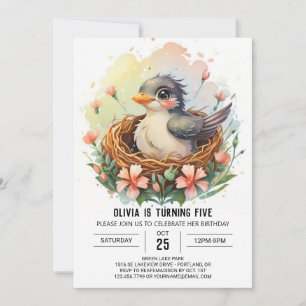 Invitation Anniversaire du nid forestier