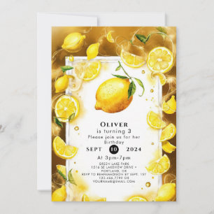 Invitation Anniversaire du petit citron