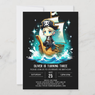 Invitation Anniversaire du Pirate Rêvé