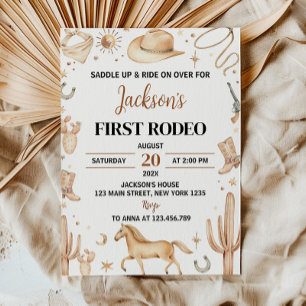Invitation Anniversaire du premier rodéo