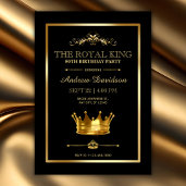 Invitation Anniversaire du roi royal