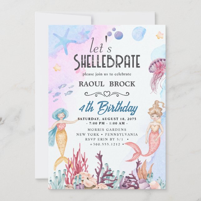 Invitation Anniversaire du Shellebré (Devant)