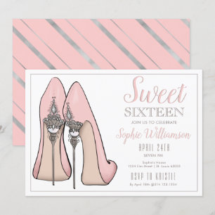 Invitation Anniversaire du sweet sixteen