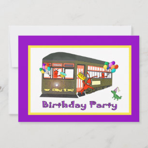 Invitation Anniversaire du tramway de la Nouvelle-Orléans (vi