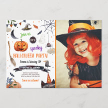 Anniversaire Éffrayant de la sorcière Citrouille d
