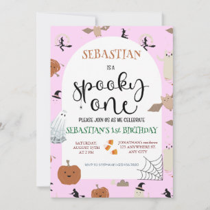 Invitation Anniversaire éffrayant d'un Halloween