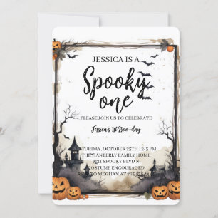 Invitation Anniversaire éffrayant d'un Halloween