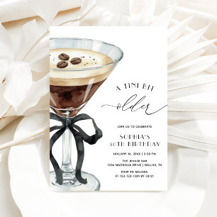 Invitation Anniversaire Élégante Un Tini Peu Plus 