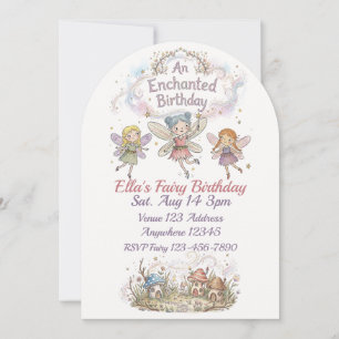 Invitation Anniversaire Fée Enchantée
