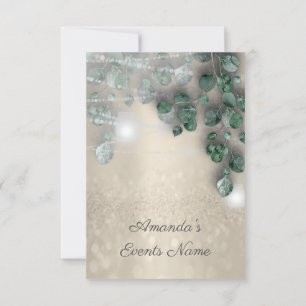 Invitation Anniversaire Fête des mariées Lumière Jar Rustique