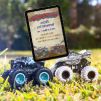 Anniversaire Fun Monster Truck à quatre roues