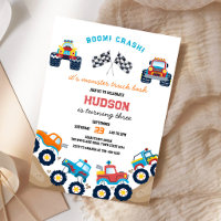 Anniversaire Garçon Fête de Bousculade de Camion M