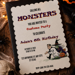 Invitation Anniversaire Halloween Enfants Halloween Party 