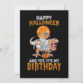 Invitation Anniversaire Halloween Skeleton équitation maman D