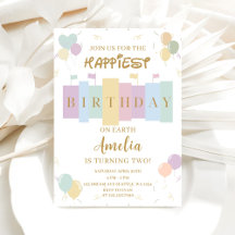 Anniversaire le plus heureux sur Terre Anniversair