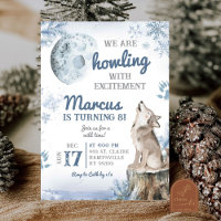 Anniversaire Loup Hurleur de la Forêt de Neige d'H