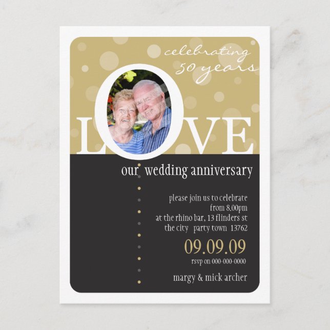 INVITATION ANNIVERSAIRE :: LOVEbubbles 1 (Devant)