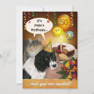 Invitation Anniversaire (personnalisable)