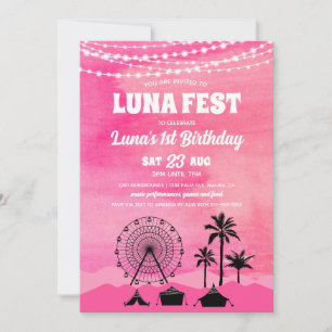 Invitation Anniversaire Pink Music Festival