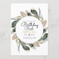Anniversaire sauvage Bash | Cercle d'aquarelle de 