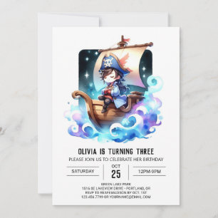 Invitation Anniversaire simple enchanté