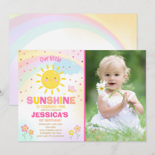 Invitation Anniversaire Sunshine Little Sunshine P