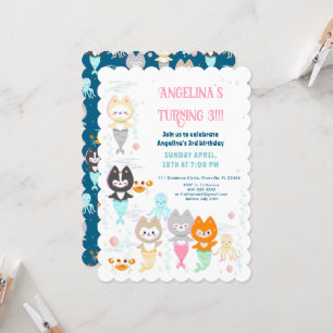 Invitation anniversaire sur le thème nautique.
