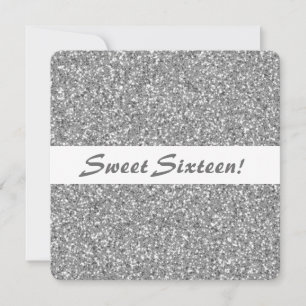 Invitation Anniversaire Sweet Sixteen Motif Paille