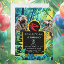 Anniversaire T-Rex taculaire