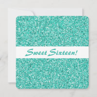 Anniversaire Turquoise Paillettes Regard Douze Ans