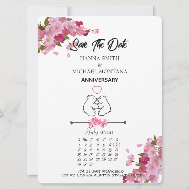 INVITATION ANNIVERSARY / ANIVERSARIO (Devant)