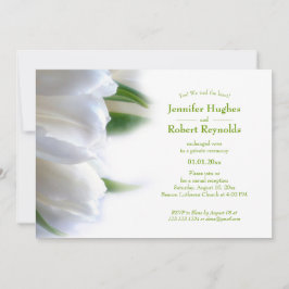 Invitation Annonce de mariage floral "Nous avons noué le nœud