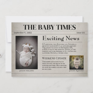 Invitation Annonce de naissance de bébé