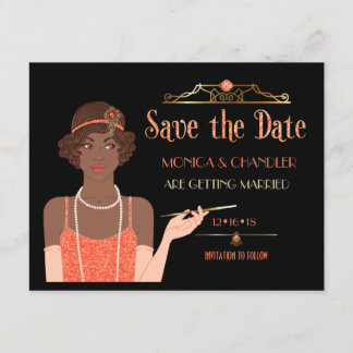 Invitation Annonce de rendez-vous des Années folles Afro-Amér