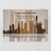 Annonce de sauvegarde de date à Manhattan