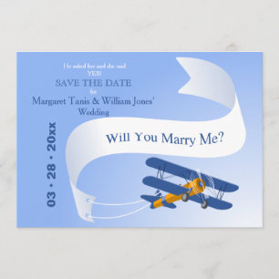 Invitation Annonce de sauvegarde de date High Flyer