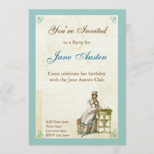 Invitation Annonces de coutume de Jane Austen