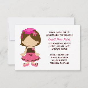 Invitation Annonces de diplômés de l'école primaire