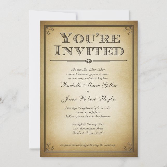 Invitation Annonces de mariage pour tous (Devant)