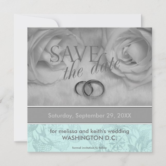 Invitation Annonces de sauvegarde de date (Devant)