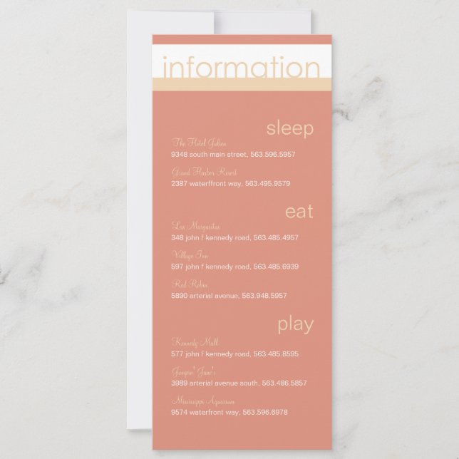 Invitation Annonces d'information sur deux mariées (Devant)