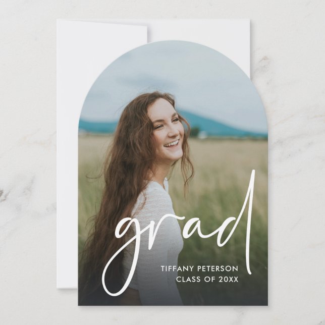 Invitation Annonces d'obtention d'un diplôme d'études seconda (Devant)