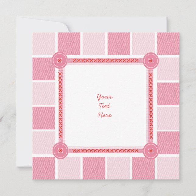 Invitation Annonces naissance bébé/douche (vierge) (Devant)