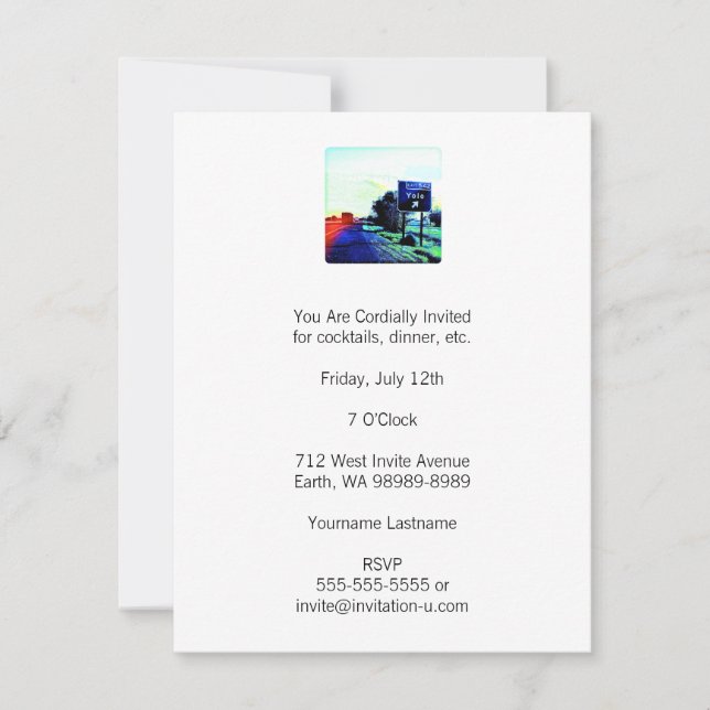 Invitation Annuler 542 Yolo la Californie (Devant)