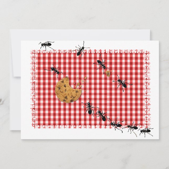 Invitation Ant Picnic (Devant)