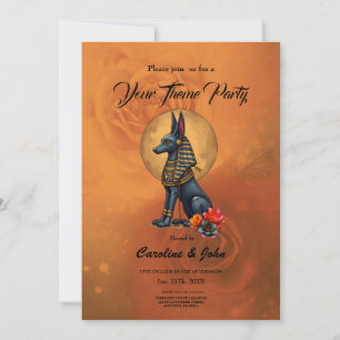 Invitation Anubis au clair de lune