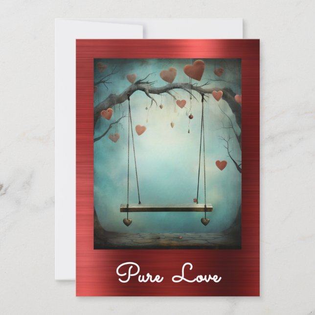 Invitation *~* AP51 Coeurs de Swing Romantiques Valentine Ser (Devant)