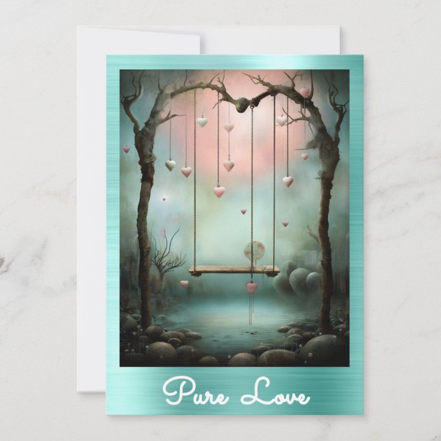 Invitation *~* AP51 Coeurs de Swing Romantiques Valentine Ser (Devant)