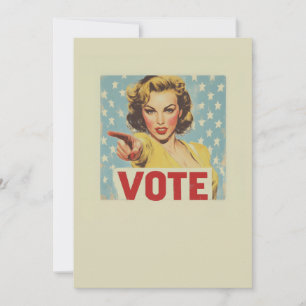 Invitation Appel à l'action patriotique : Votez !